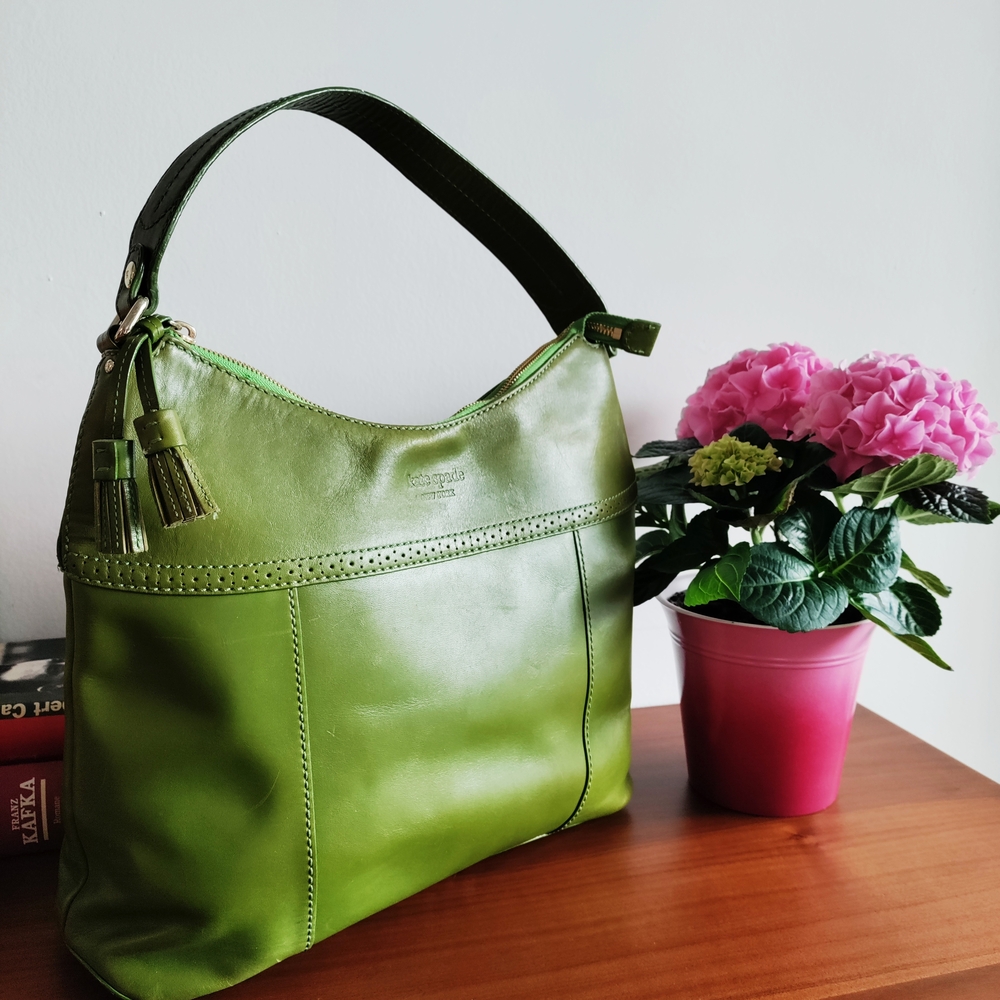 Kate Spade Vibrant Green Shoulder Bag
